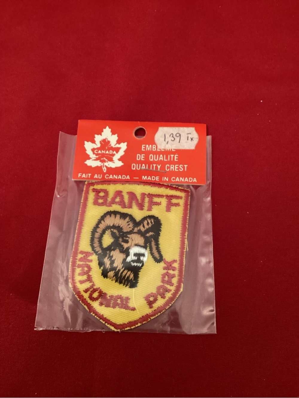 Banff National Park Embroidered Crest Patch